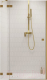 Душевая дверь Radaway Essenza Pro Brushed Gold DWJ 100/L / 10099100-99-01L - 
