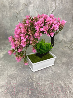 Искусственное растение Merry Bear Home Decor Бонсай Мини / EGB3121004 (розовый)
