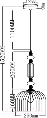 Потолочный светильник Moderli Charm / V10903-P