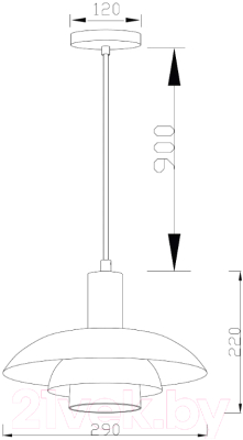 Потолочный светильник Moderli Pescara / V10657-1P