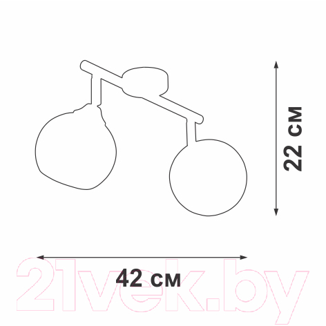 Люстра Vitaluce V4313-0/2PL