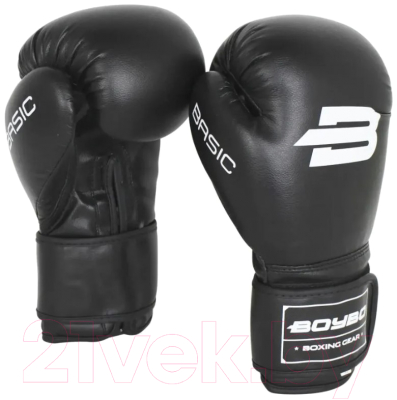 Боксерские перчатки BoyBo Basic BBG100 (14oz, черный)