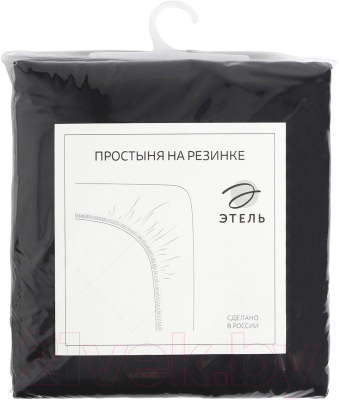 Простыня Этель Jet Black / 9515305 (черный)
