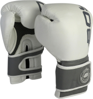 Боксерские перчатки BoyBo Ice BBG800 (10oz, белый/серый) - 