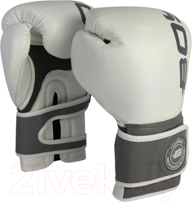 Боксерские перчатки BoyBo Ice BBG800 (12oz, белый/серый)