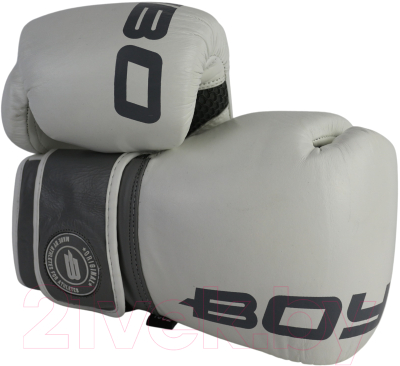 Боксерские перчатки BoyBo Ice BBG800 (12oz, белый/серый)