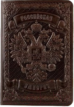 Обложка на паспорт Poshete 681-OP0100613-BRW (коричневый)