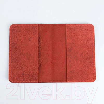Обложка на паспорт Poshete Герб / 681-OP1102003-RED (красный)