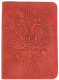 Обложка на паспорт Poshete Герб / 681-OP1102003-RED (красный) - 