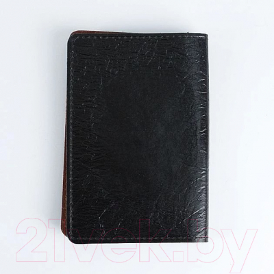 Обложка на паспорт Poshete Дракон / 681-OP1704252-BLK (черный)