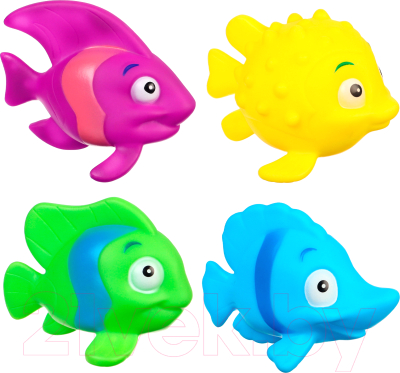 Набор игрушек для ванной Крошка Я Морские рыбки №2 / 10095798