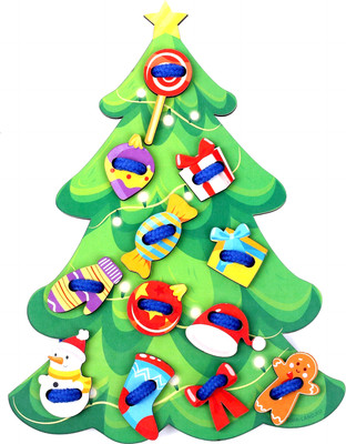 

Развивающий игровой набор, Шнуровка Нарядная елочка / 9062442