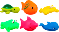 Набор игрушек для ванной Крошка Я Мир моря с пищалкой / 9936697 - 
