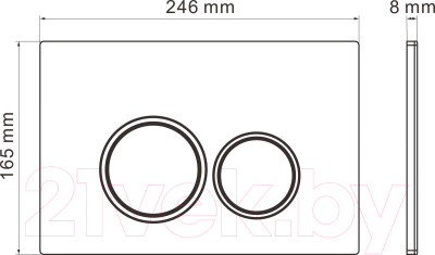 Унитаз подвесной с инсталляцией Roxen StounFix Slim 507197