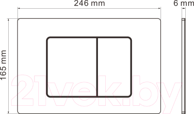 Унитаз подвесной с инсталляцией Roxen StounFix Slim 618703