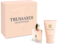 Парфюмерный набор Trussardi Delicate Rose Туалетная вода 50мл+Лосьон для тела 100мл - 