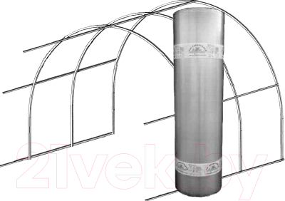 Секция для теплицы Садовод Элит-40 0.42кг/м2 (2м, с поликарбонатом)