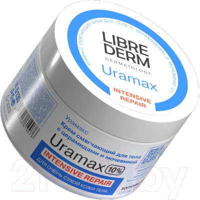 Крем для тела Librederm Uramax Смягчающий с церамидами и мочевиной 10% (300мл)