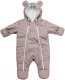 Комбинезон прогулочный детский Amarobaby Spring / AB-OD23-6201N-LA-68 (лавандово-серый, р.68) - 