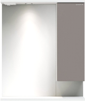 Шкаф с зеркалом для ванной Onika Марви 60 / 206088 (мокка) - 