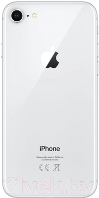 Смартфон Apple iPhone 8 64GB / 2BMX172 восстановленный Breezy Грейд B (серебристый)