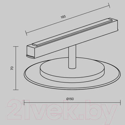 Трековый светильник Maytoni Relax TR107-4-5W-DS-BS