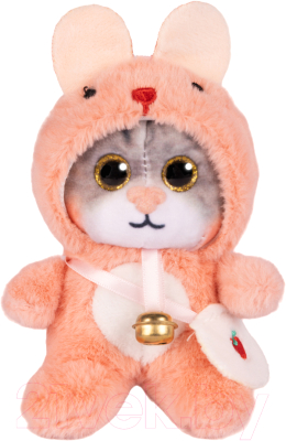 Изображение товара Мягкая игрушка Maxitoys Котик в розовом капюшоне / 300523-7-3-12