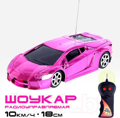 Радиоуправляемая игрушка Автоград Шоукар CR-88 / 2920435 (розовый)