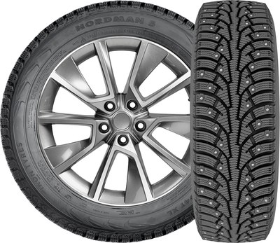 Зимняя шина Ikon Tyres (Nokian Tyres) Nordman 5 185/60R14 82T (шипы)