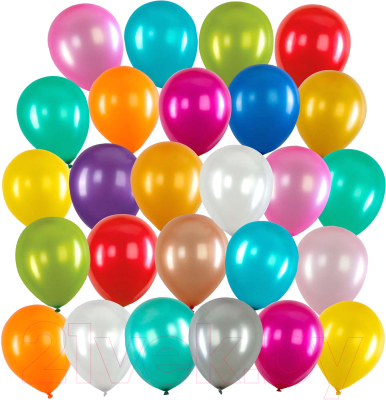 Набор воздушных шаров Brauberg Kids. Металлик / 591878 (100шт)
