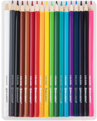 Набор цветных карандашей Brauberg Академия / 181867 (36цв)