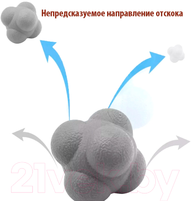 Мяч для тренировки реакции Sabriasport 6.5см (синий)