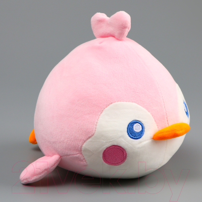 Мягкая игрушка Sima-Land Пингвин / 10063599 (розовый/белый)