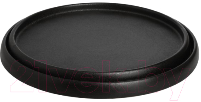 Тарелка столовая обеденная Corone Bushido 24091 / фк6522 (черный)