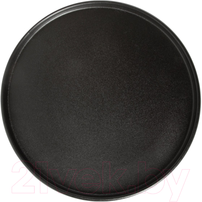 Тарелка столовая обеденная Corone Bushido 24091 / фк6522 (черный)