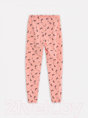 Пижама детская Mark Formelle 567740 (р.98-52, горошек на молочном/бантики на розовом)