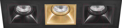Точечный светильник Lightstar Domino Quadro D537070307