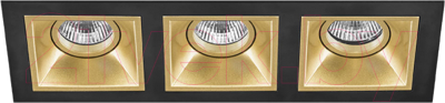 Комплект точечных светильников Lightstar Domino Quadro D537030303