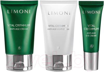 Набор косметики для лица Limoni Vital Crithmum Anti-Age Care Крем+Крем Light+Крем для век (50мл+50мл+25мл)