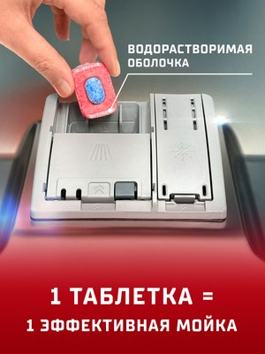 Таблетки для посудомоечных машин Сомат All in One Экстра (50шт)