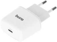 Адаптер питания сетевой Buro BUWB1 10W 2A USB-C / BUWB10S010WH (белый) - 