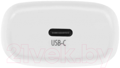 Адаптер питания сетевой Buro BUWB1 10W 2A USB-C / BUWB10S010WH (белый)