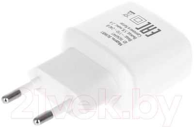 Адаптер питания сетевой Buro BUWB1 10W 2A USB-C / BUWB10S010WH (белый)