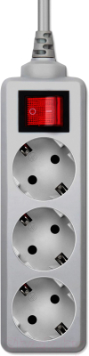Сетевой фильтр Buro 300SL-3-G (3м, серый)