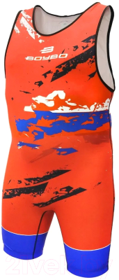 Трико для единоборств BoyBo Flag BT15 (5XL, красный)