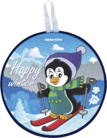 Санки-ледянка Mega Toys Пингвин на лыжах / 16211 - 
