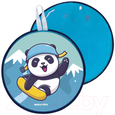Санки-ледянка Mega Toys Панда на сноуборде 3 / 20311