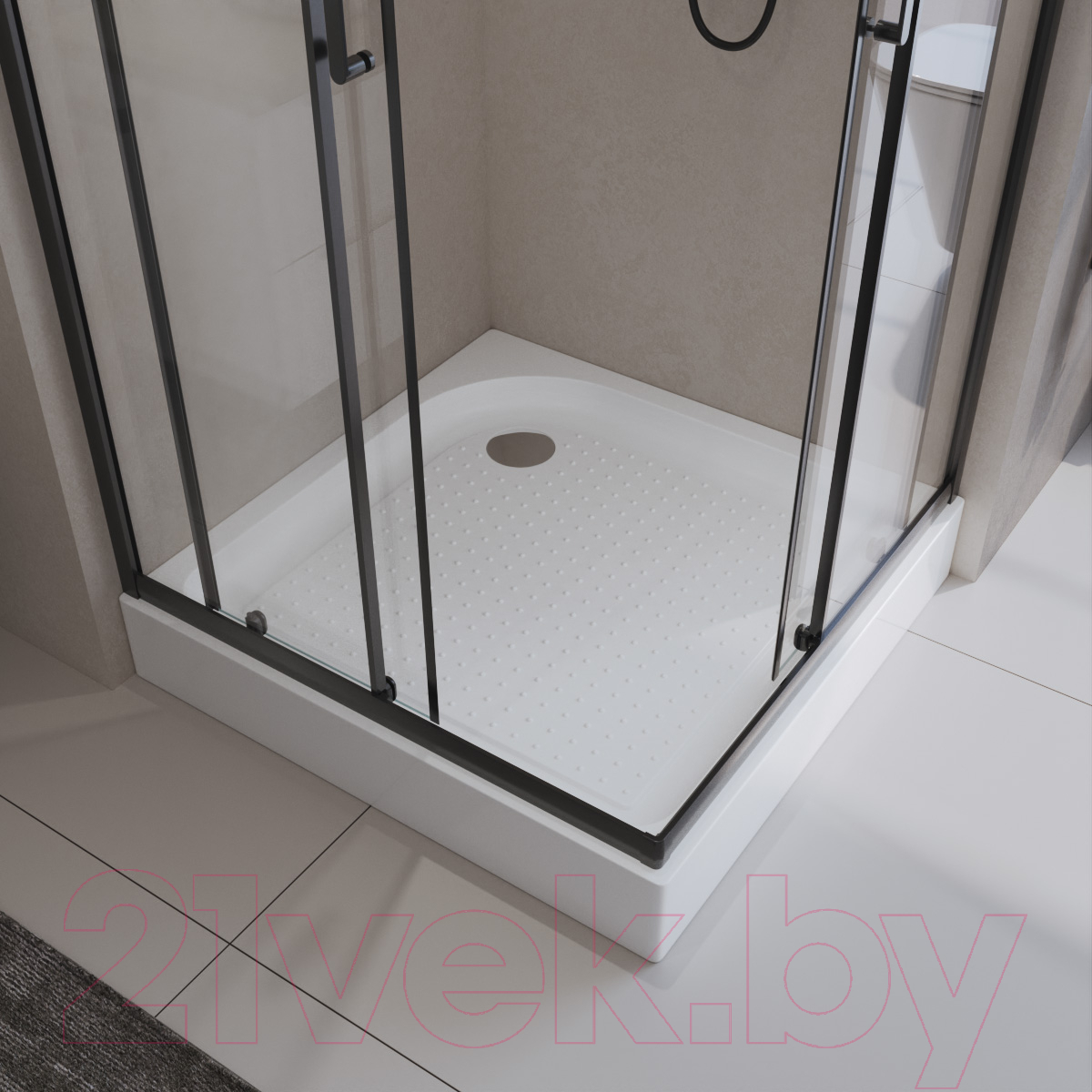 Душевой поддон BelBagno TRAY-BB-A-100-15-W — фото 6