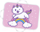 Санки-ледянка Mega Toys Кот-единорог / 22311 (розовый) - 