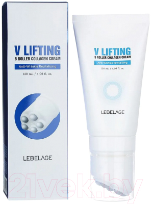 Крем для лица Lebelage V Lifting 5 Roller Collagen Cream (120мл)